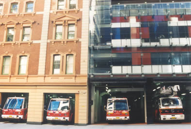 Photo of the City of Sydney fire station as we see it today.