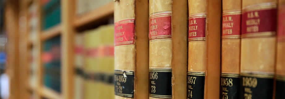 Decorative photo of law books