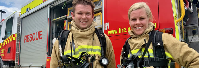 Photo of On-call Firefighters